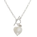 1444KO jeweline- srebro 925 naszyjnik srebrny przewlekany toggle z perłowym sercem masa perłowa 1.JPG
