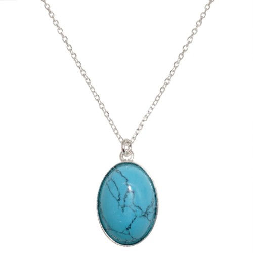 1435KO-TURKUS jeweline srebro 925 naszyjnik z owalnym kamienim turkusem 1.JPG