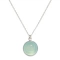 1400KO-AGAT AQUA-jeweline srebro-925 naszyjniek srebrny z agatem kamień naturalny 1.JPG