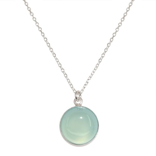 1400KO-AGAT AQUA-jeweline srebro-925 naszyjniek srebrny z agatem kamień naturalny 1.JPG