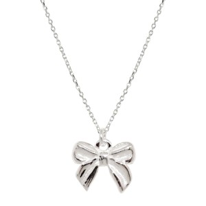 Naszyjnik srebrny mała Kokardka
