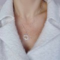 1406 CYTRYN jeweline- srebro 925 naszyjnik srebrny Sun z cytrynem 4.jpg
