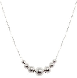 Naszyjnik Srebrny Kuleczki Srebro 925