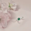 1445PI-AGAT ZIELONY jeweline srebro 925 kamień naturalny pierścionek srebrny  z agatem Floral 4.jpg