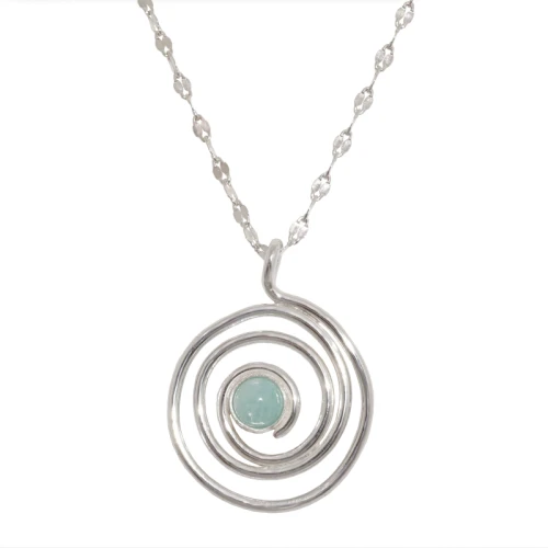1464KO AMAZONIT jeweline srebro 925 naszyjnik srebrny amazonit w spirali 1.JPG