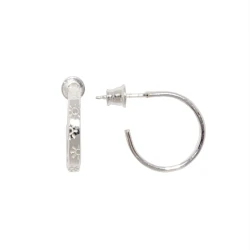 Kolczyki srebrne hoops SUN - Srebro 925