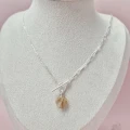 J150 jeweline srebro 925 naszyjnik z kamieniem naturalnym serce Cytryn 3.jpg
