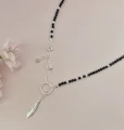 1440KO 1 onyks jeweline srebro 925 naszyjnik Change z onyksem i piórkiem 3.jpg