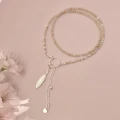 1440KO 1 Kamień Słoneczny  jeweline srebro 925 naszyjnik Change z kamieniem słonecznym i piórkiem 1.jpg