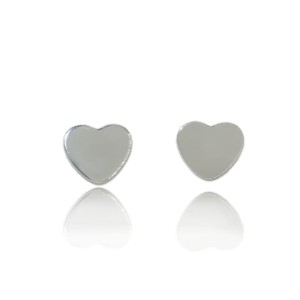 Kolczyki Wkrętki Malutkie Serduszka