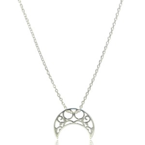 Naszyjnik Ażurowy Księżyc