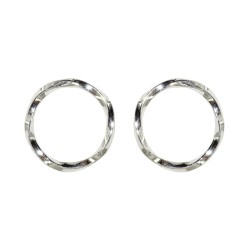 Kolczyki Błyszczące Kółeczko Ring 12mm